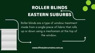 Roller Blinds Eastern Suburbs