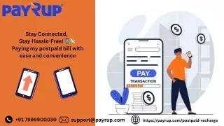 Simplify Your Billing Postpaid Recharge Solutions by PayRup