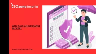 Who pays an insurance broker (1)