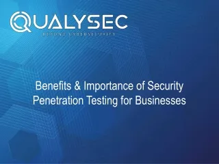 QualySec's Website Security Penetration Testing Services in USA