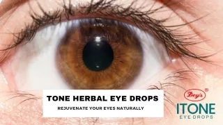Soothe, Refresh and Revitalize Your Eyes with ITone Herbal Drops
