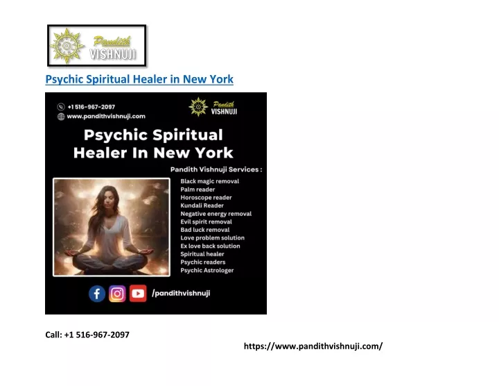 psychic spiritual healer in new york