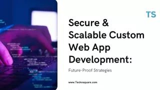Secure & Scalable Custom Web App Development