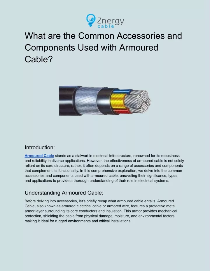 what are the common accessories and components