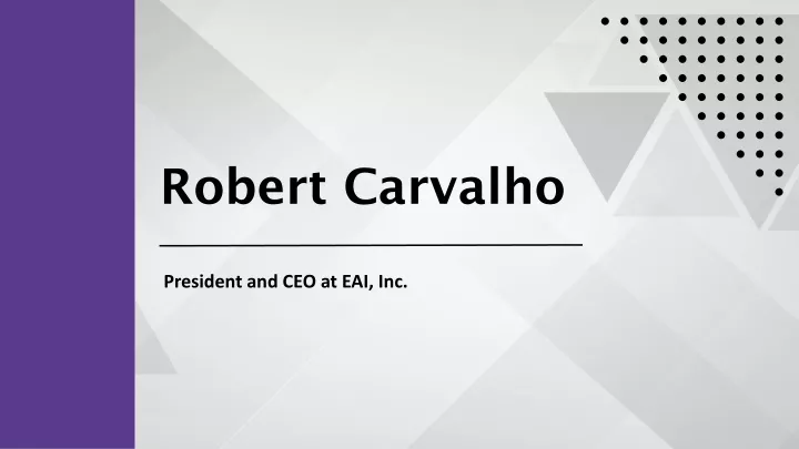 robert carvalho