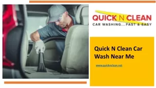 Quick N Clean Car Wash Near Me - quicknclean.net
