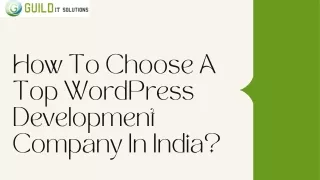 Trusted WordPress Development Services in India