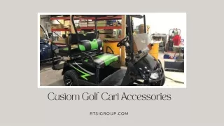 Custom Golf Cart Accessories