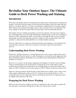 04- Revitalize Your Outdoor Space The Ultimate Guide to Deck Power Washing and Staining