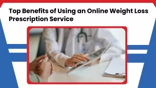 Online Prescription for Weight Loss Treatment