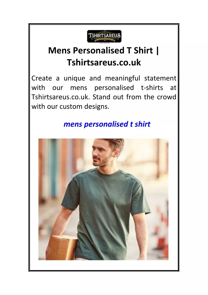 mens personalised t shirt tshirtsareus co uk