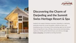 Your Guide to Darjeeling's Top Place to Stay: Best Hotels and Resorts