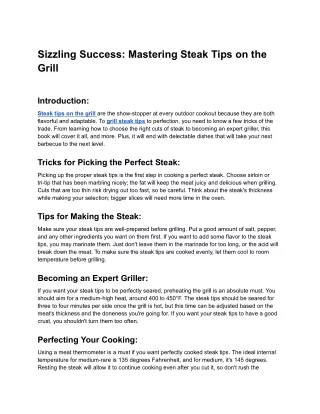 44 Sizzling Success_ Mastering Steak Tips on the Grill - Google Docs