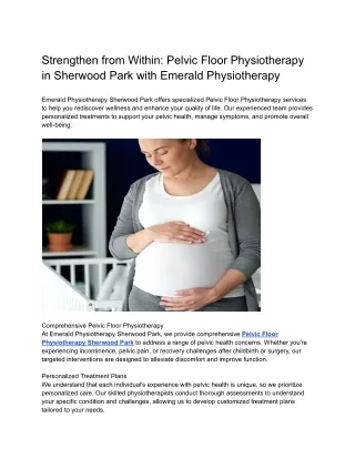 Strengthen from Within_ Pelvic Floor Physiotherapy in Sherwood Park with Emerald Physiotherapy