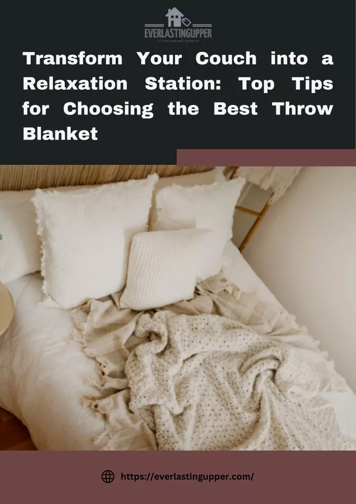 transform your couch into a relaxation station