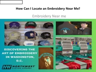 How Can I Locate an Embroidary Near Me
