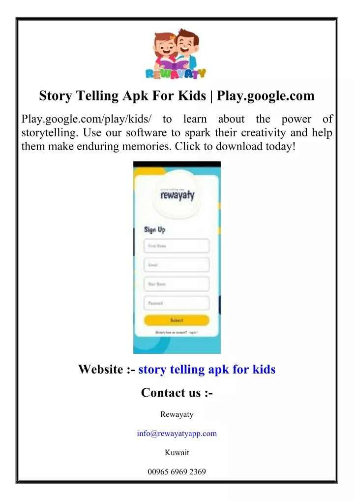 story telling apk for kids play google com