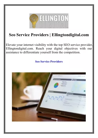 Seo Service Providers Ellingtondigital.com