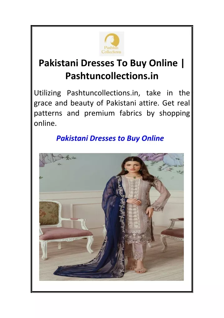 pakistani dresses to buy online