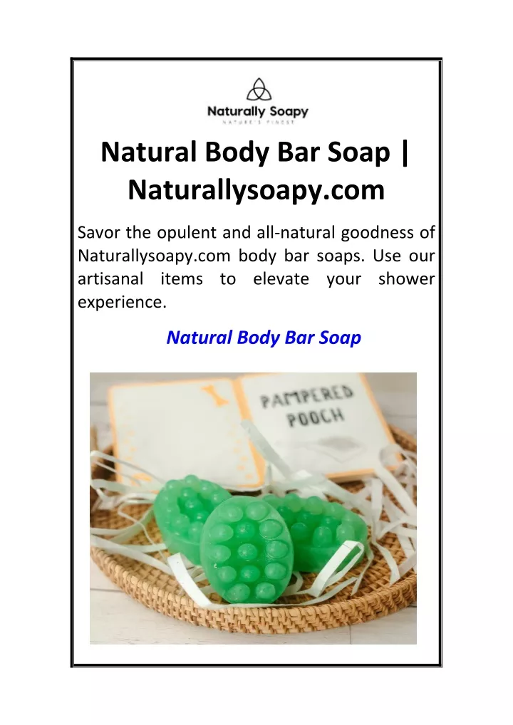 natural body bar soap naturallysoapy com