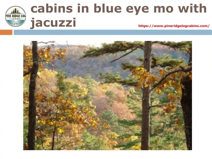 cabins in blue eye mo with jacuzzi