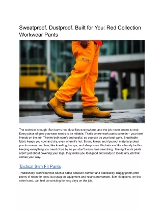 Sweatproof-Dustproof-Built-for-You-Red-Collection-Workwear-Pants