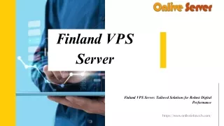 Discover Finland VPS: Power Your Online Presence with Onlive Infotech.