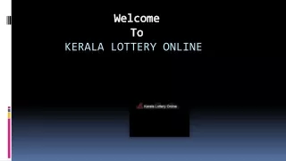 Kerala Lottery Purchase | Kerala Lottery Online