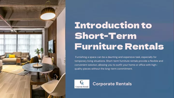 introduction to short term furniture rentals