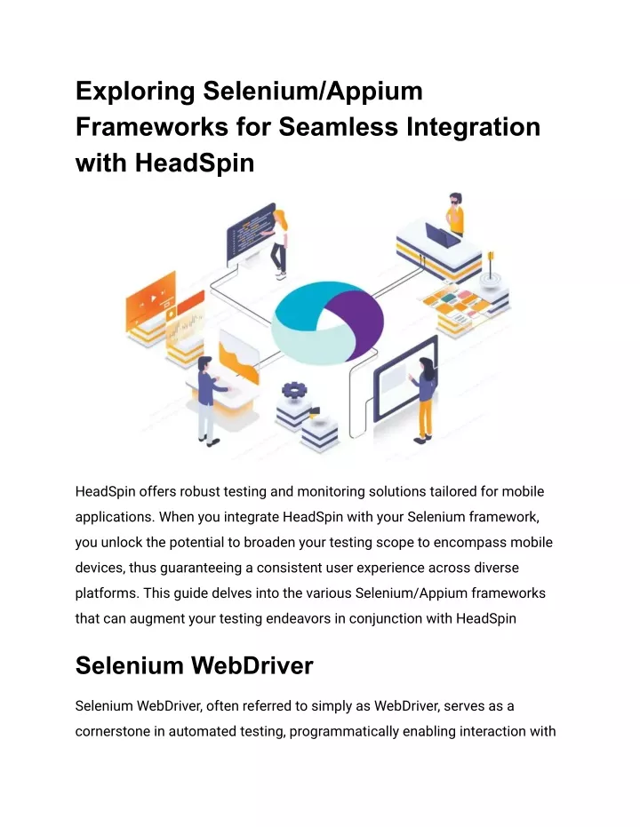 exploring selenium appium frameworks for seamless