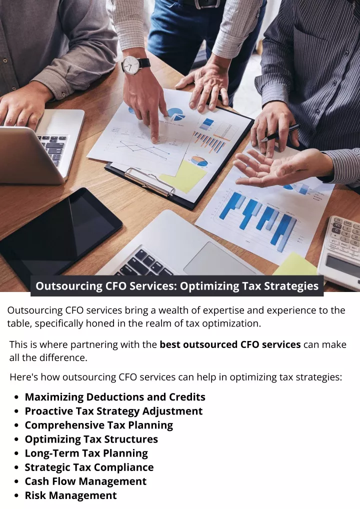 outsourcing cfo services optimizing tax strategies