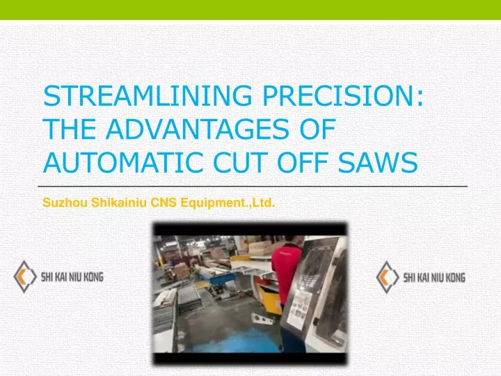 streamlining precision the advantages of automatic cut off saws