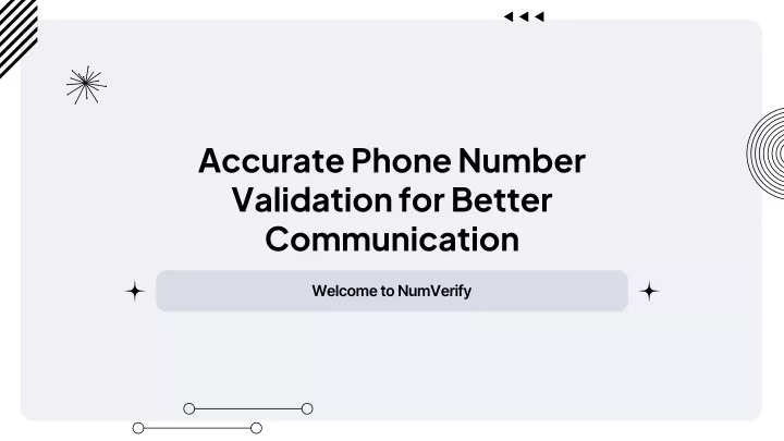 accurate phone number validation for better communication