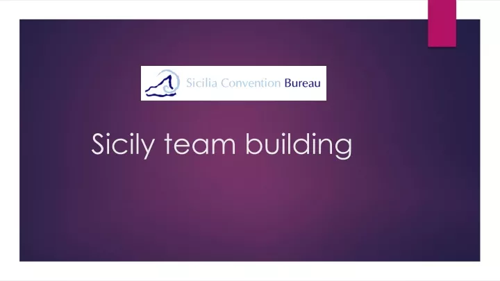 sicily team building