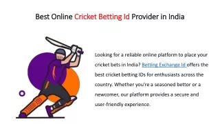 Betting Exchange ID Provider in India - Get the Best Betting ID Now!