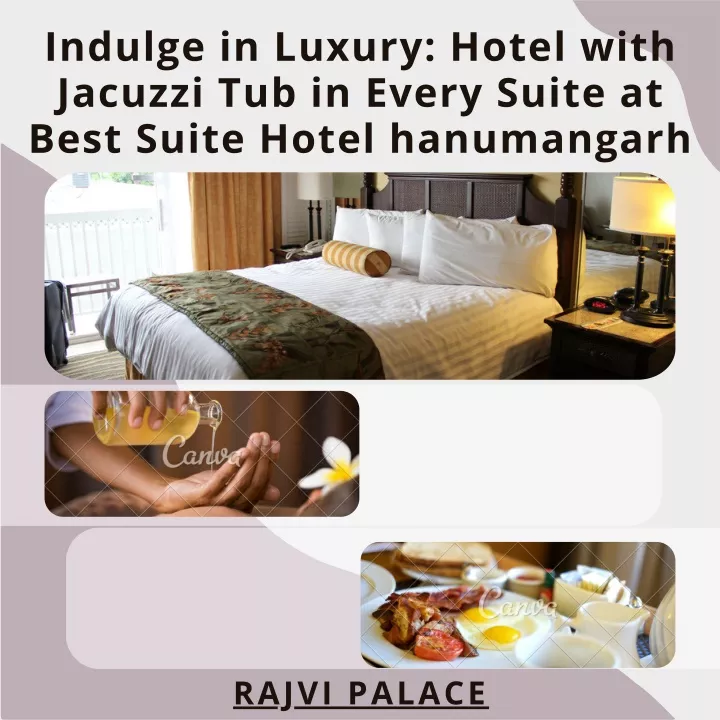 indulge in luxury hotel with jacuzzi tub in every