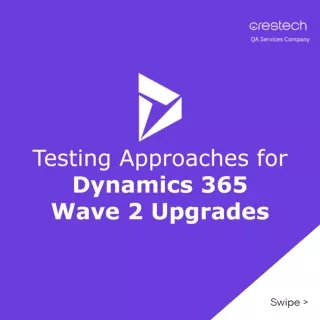 MSD Testing Approaches for Wave 2 Upgrades