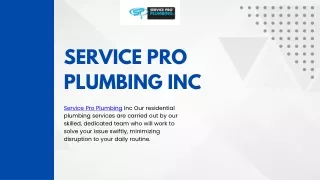 Service Pro Plumbing Inc