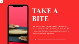 The best food delivery service in US | Take A Bite