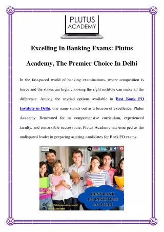 excelling in banking exams plutus