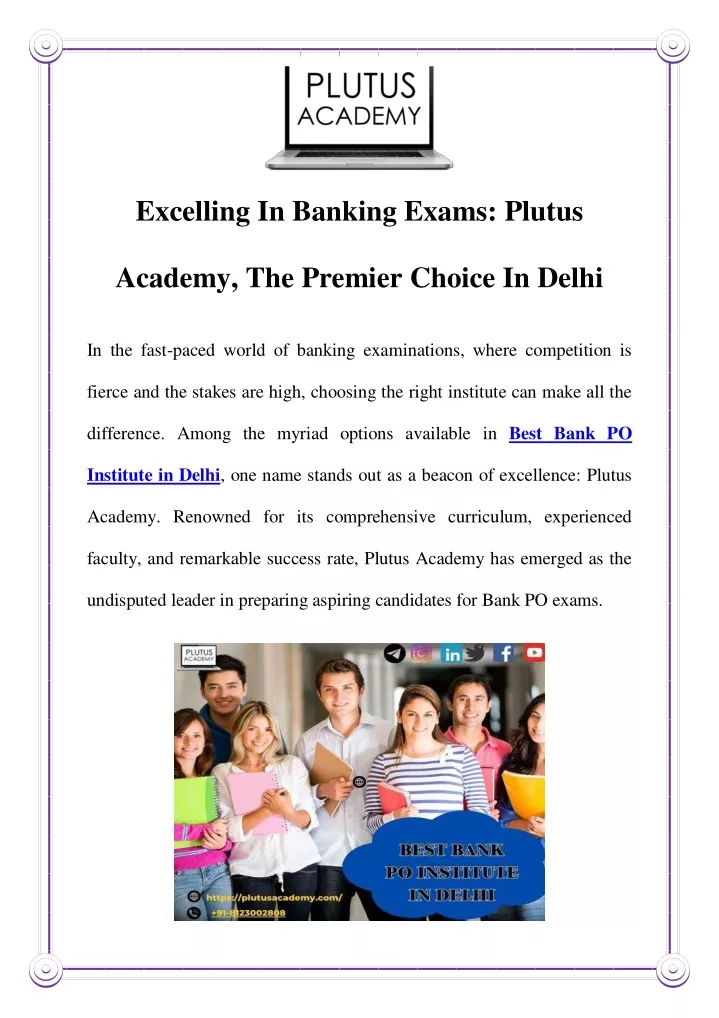 excelling in banking exams plutus