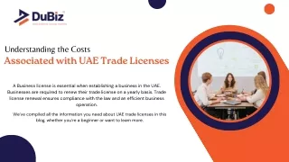 Understanding the Costs Associated with UAE Trade Licenses