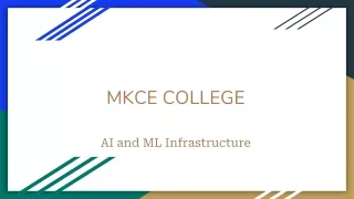 AI and ML Infrastructure