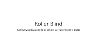 Roller Blind