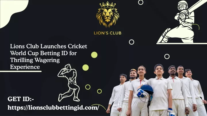 lions club launches cricket world cup betting