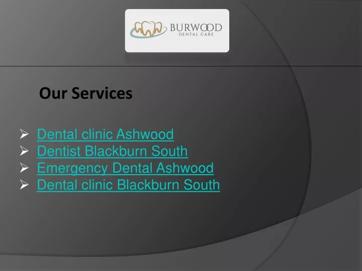 our services