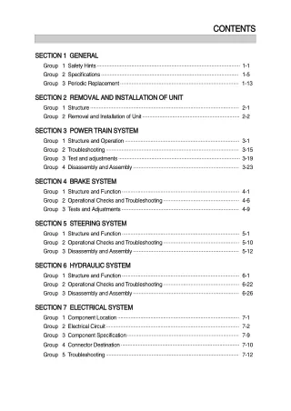 Hyundai 18LC-7 Forklift Truck Service Repair Manual