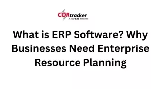 Cortracker - Best ERP Software Company in Hyderabad for Your Business