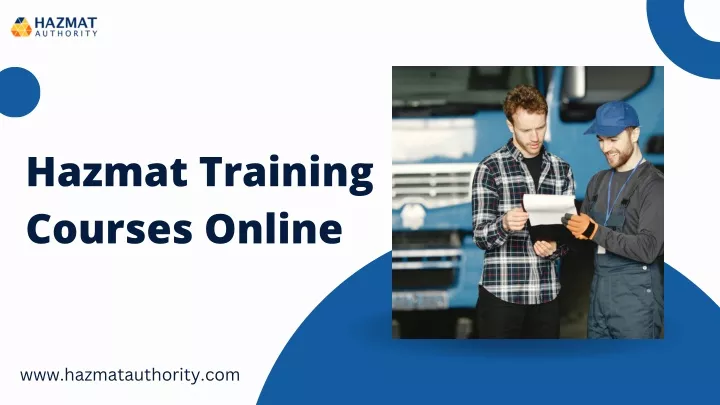 hazmat training courses online