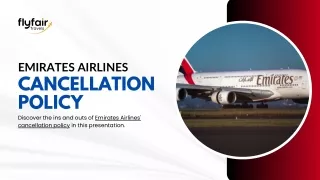 emirates airlines cancellation policy discover